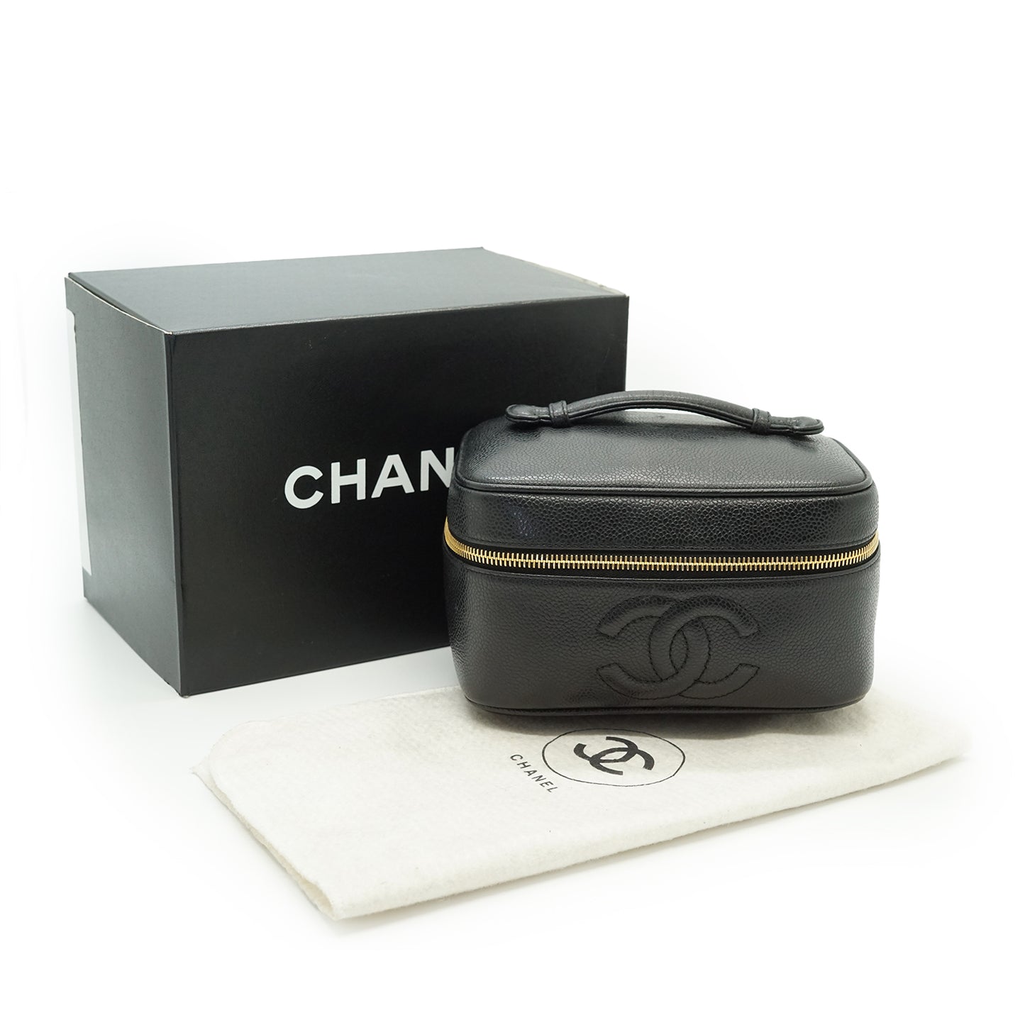 Vintage CC Caviar Small Vanity Bag