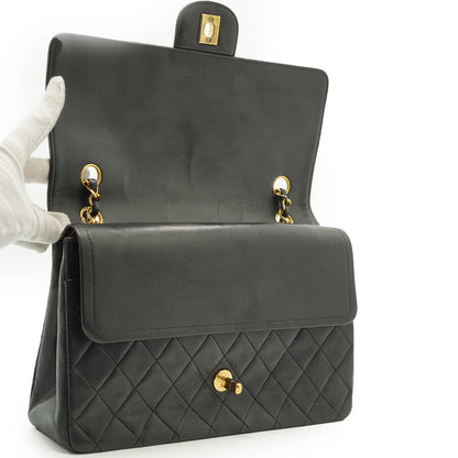 Double Flap Matelasse 25 Lambskin Chain Shoulder Bag