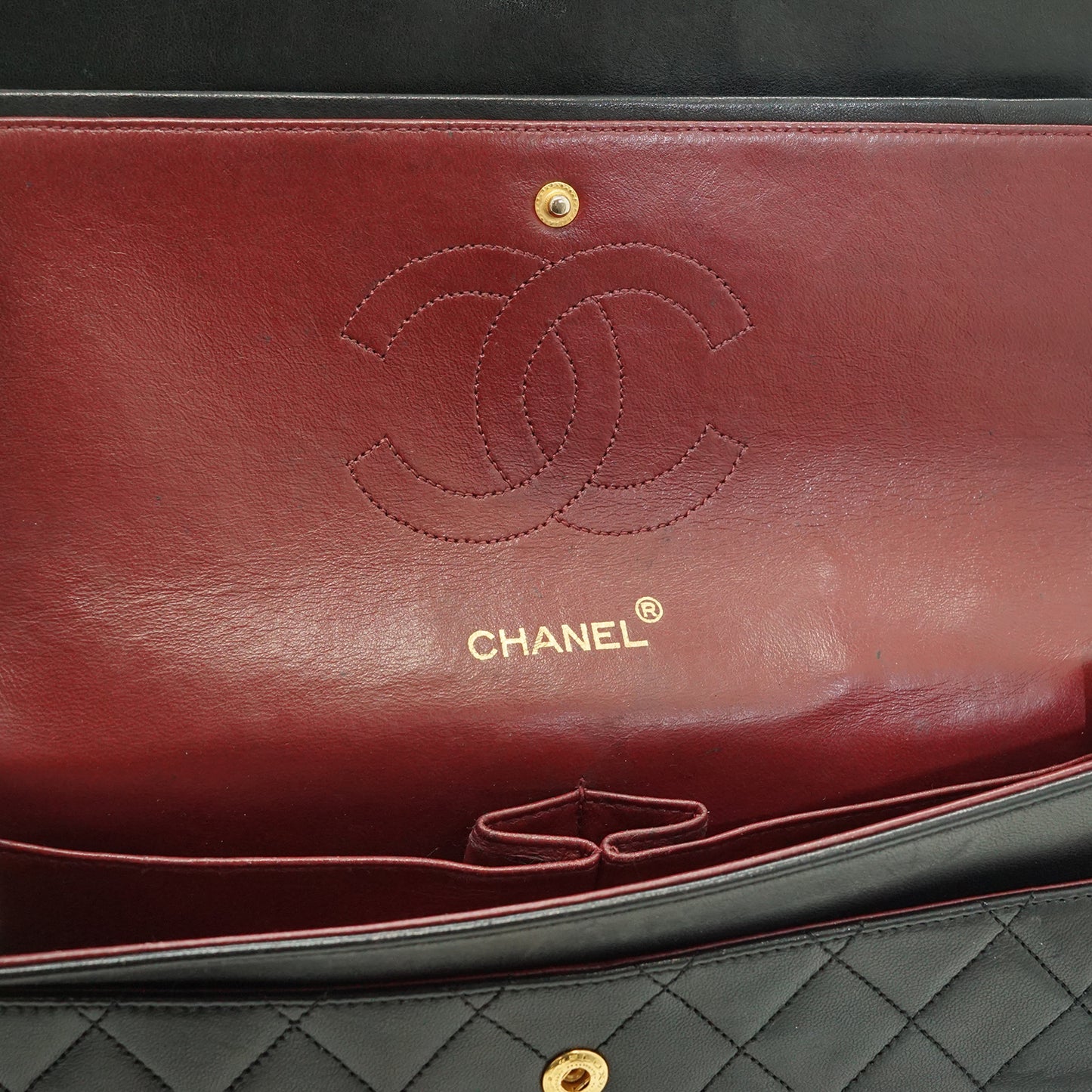 Double Flap Matelasse 25 Lambskin Chain Shoulder Bag