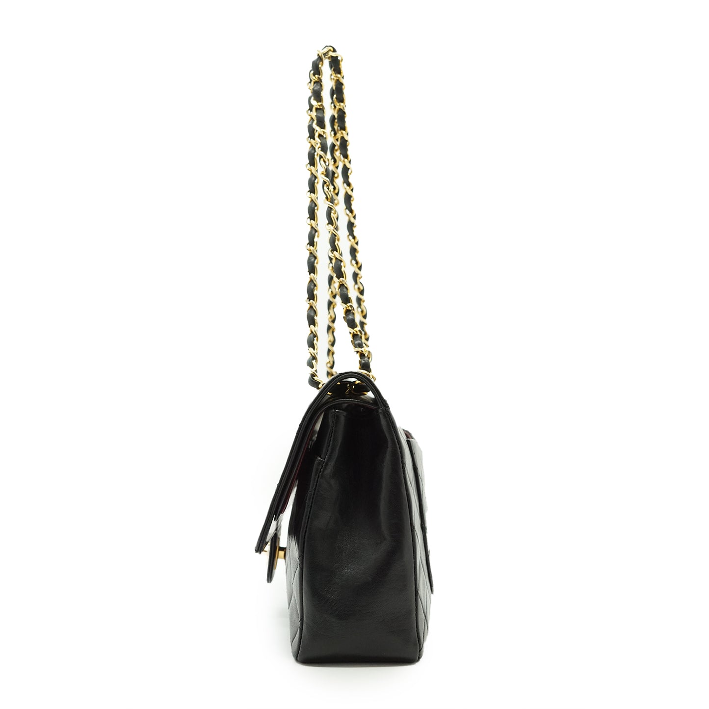 Double Flap Matelasse 25 Lambskin Chain Shoulder Bag