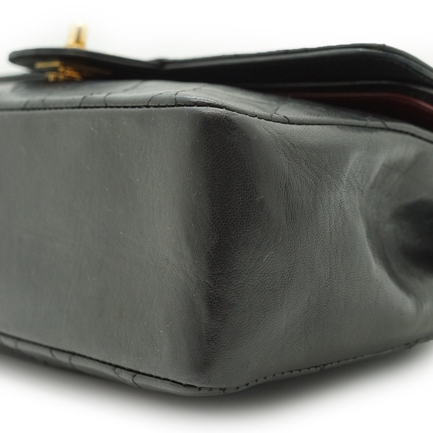 Double Flap Matelasse 25 Lambskin Chain Shoulder Bag