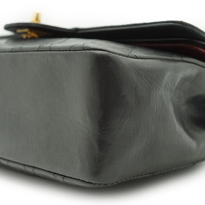 Double Flap Matelasse 25 Lambskin Chain Shoulder Bag
