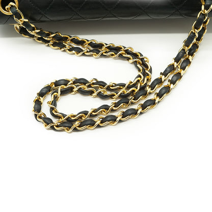 Double Flap Matelasse 25 Lambskin Chain Shoulder Bag
