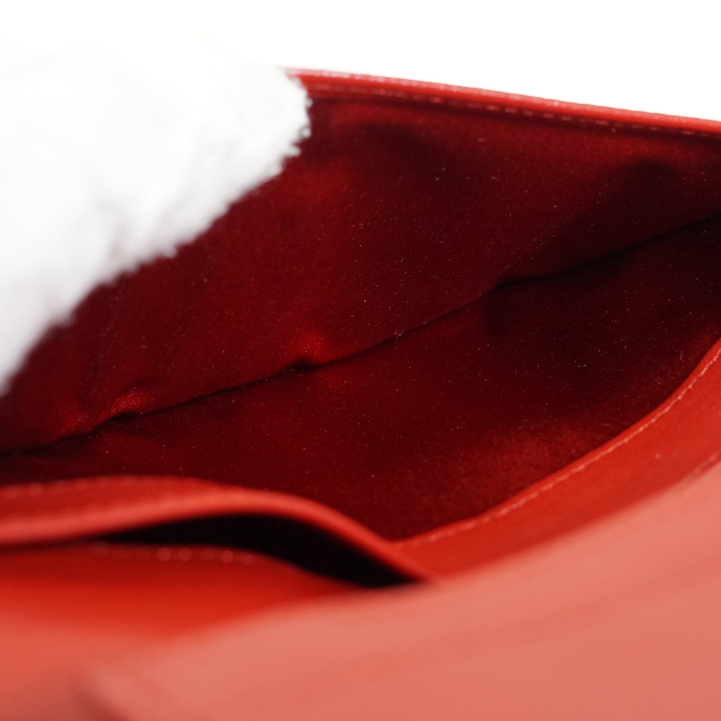 Camellia Embossed Lambskin Bifold Long Wallet
