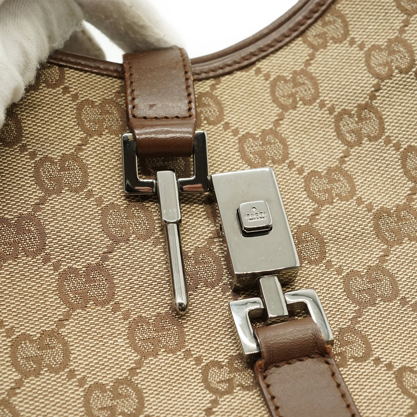 Vintage GG Canvas Jackie Shoulder Bag