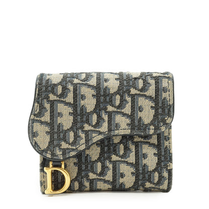 Oblique Saddle Lotus Wallet