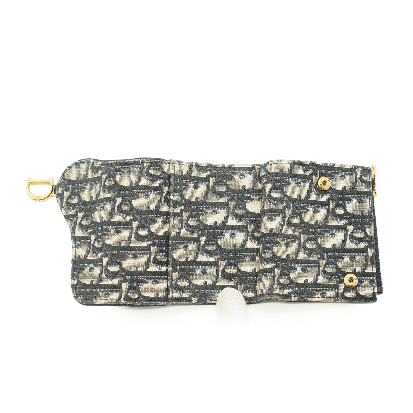 Oblique Saddle Lotus Wallet
