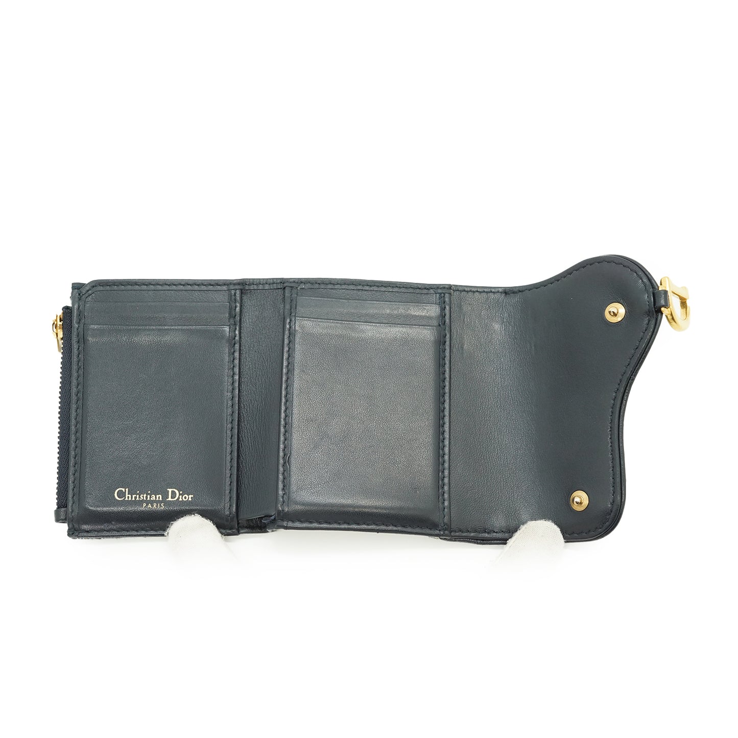 Oblique Saddle Lotus Wallet