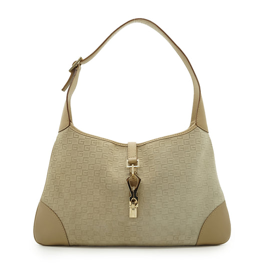 Vintage GG Suede Jackie Hobo Bag