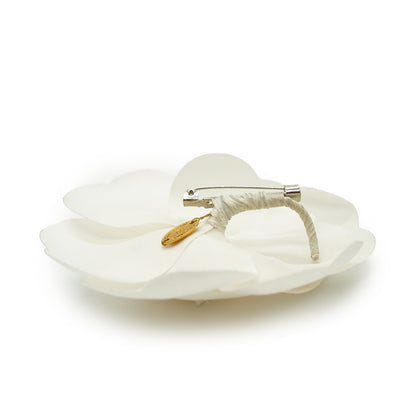 Camellia Corsage Organza Brooch