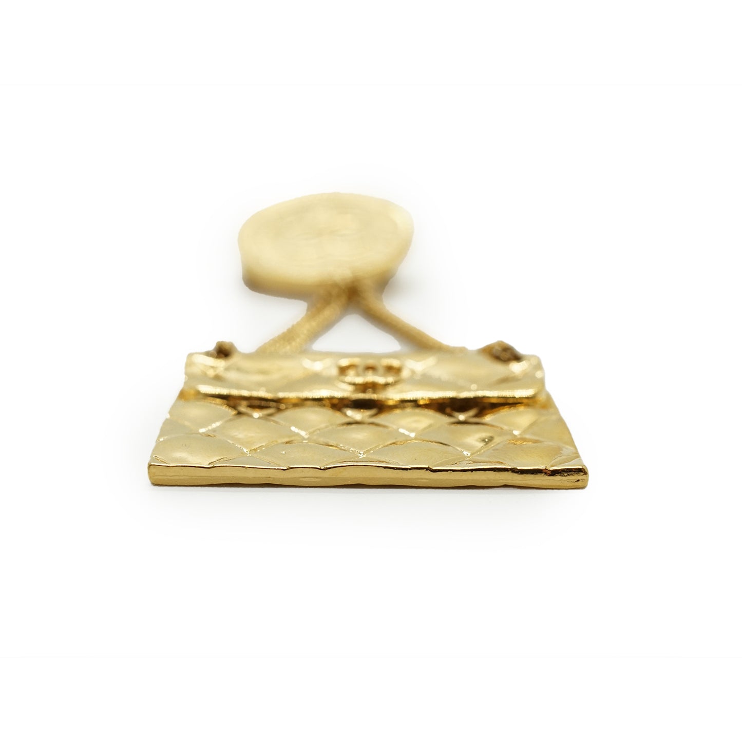 31 Rue Cambon Paris Matelasse Classic Bag Pendant Brooch