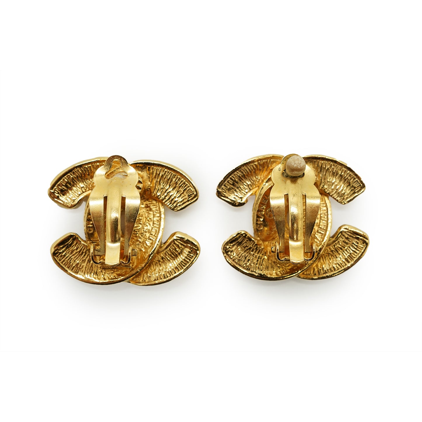 CC Matelasse Clip-on Earrings GP