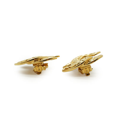 CC Matelasse Clip-on Earrings GP