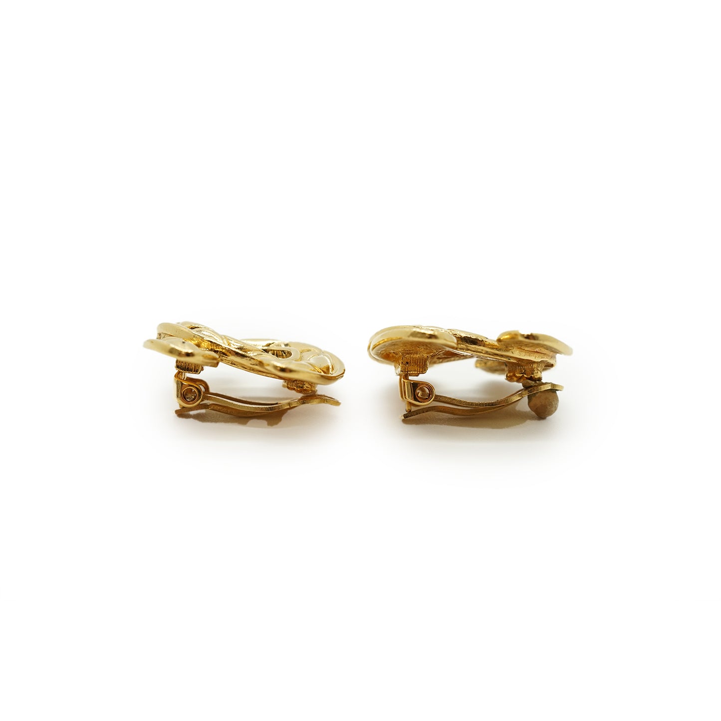 CC Matelasse Clip-on Earrings GP