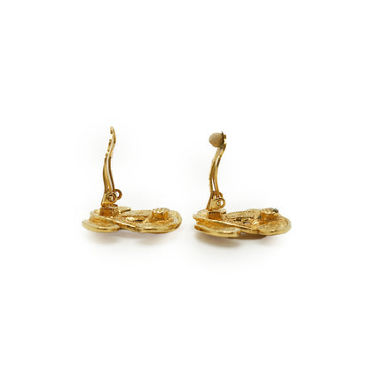 CC Matelasse Clip-on Earrings GP