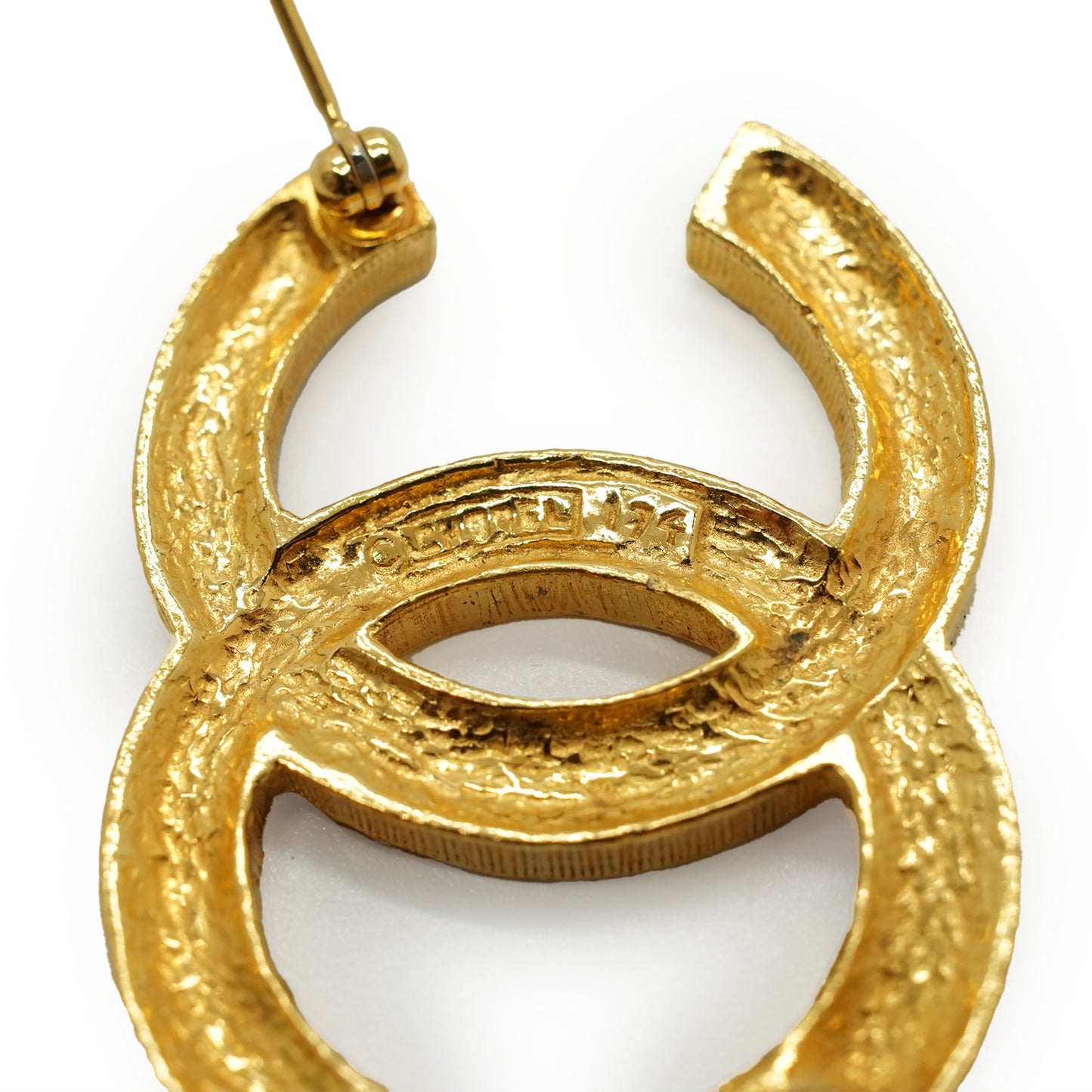 CC Rhinestone Brooch