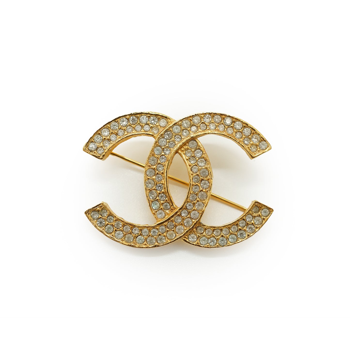 CC Rhinestone Brooch