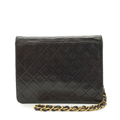 Vintage Lambskin Matelasse Single Flap Chain Shoulder Bag