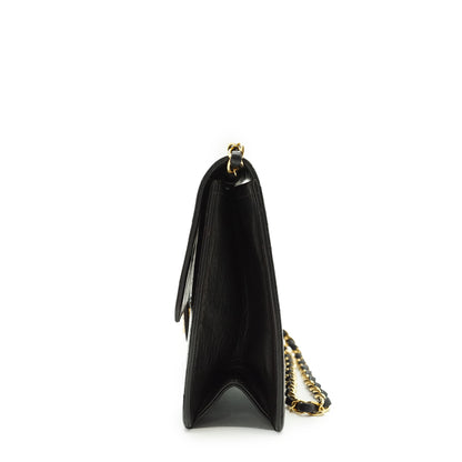 Vintage Lambskin Matelasse Single Flap Chain Shoulder Bag