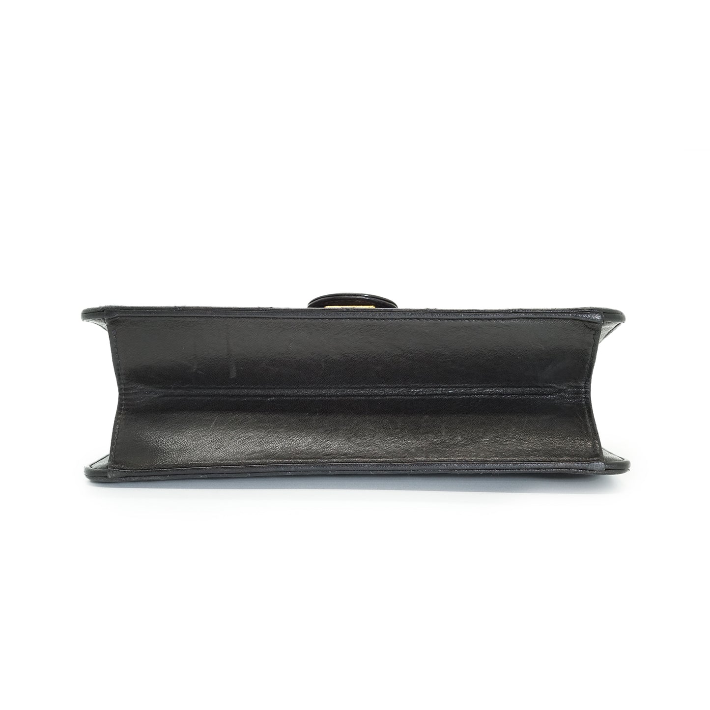 Vintage Lambskin Matelasse Single Flap Chain Shoulder Bag
