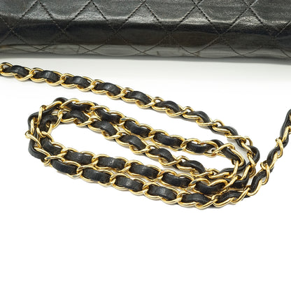 Vintage Lambskin Matelasse Single Flap Chain Shoulder Bag