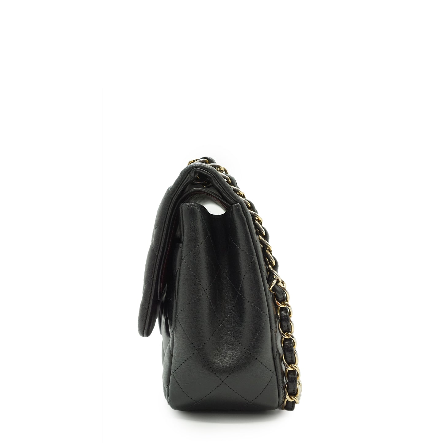 Lambskin Matelasse Classic Jumbo 30 Double Flap Chain Shoulder Bag