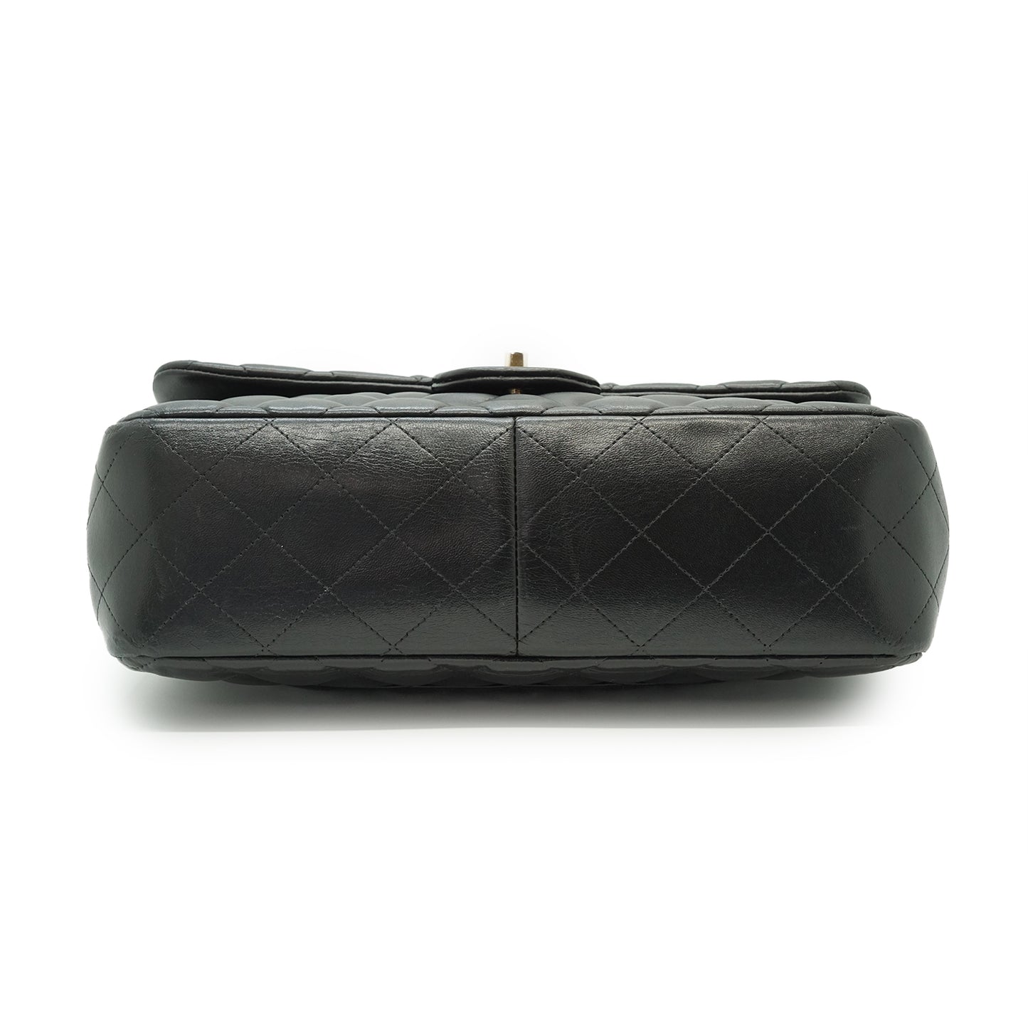Lambskin Matelasse Classic Jumbo 30 Double Flap Chain Shoulder Bag