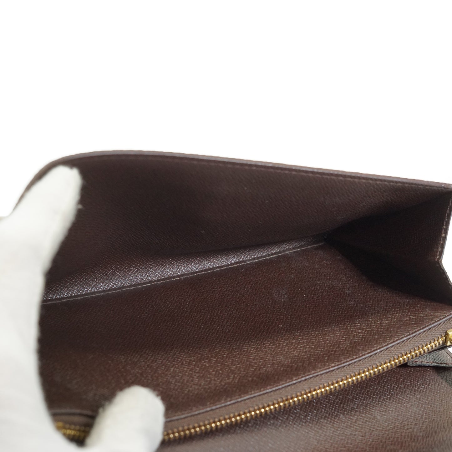 Damier Ebene Porte Monnaie Credit Long Wallet