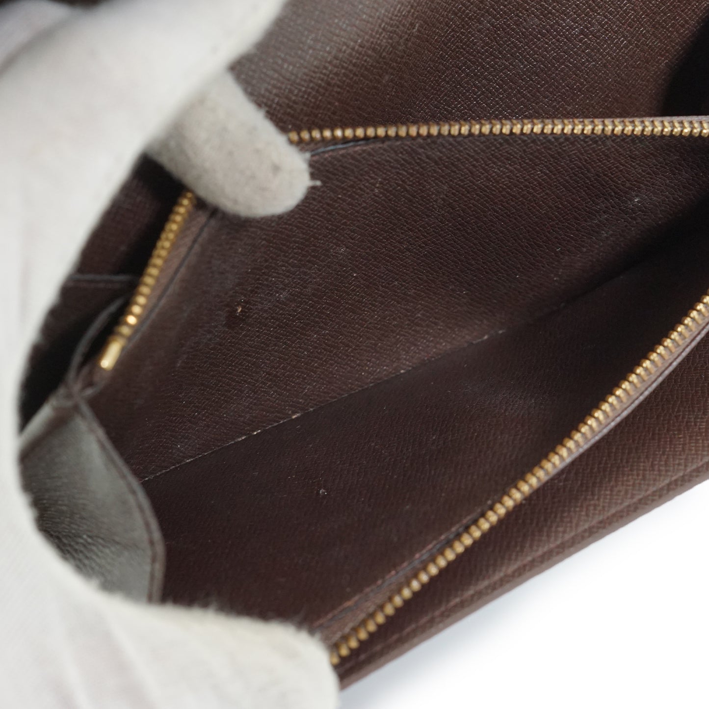 Damier Ebene Porte Monnaie Credit Long Wallet