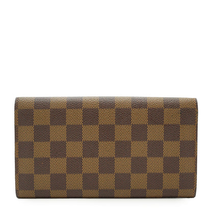 Damier Ebene Porte Monnaie Credit Long Wallet