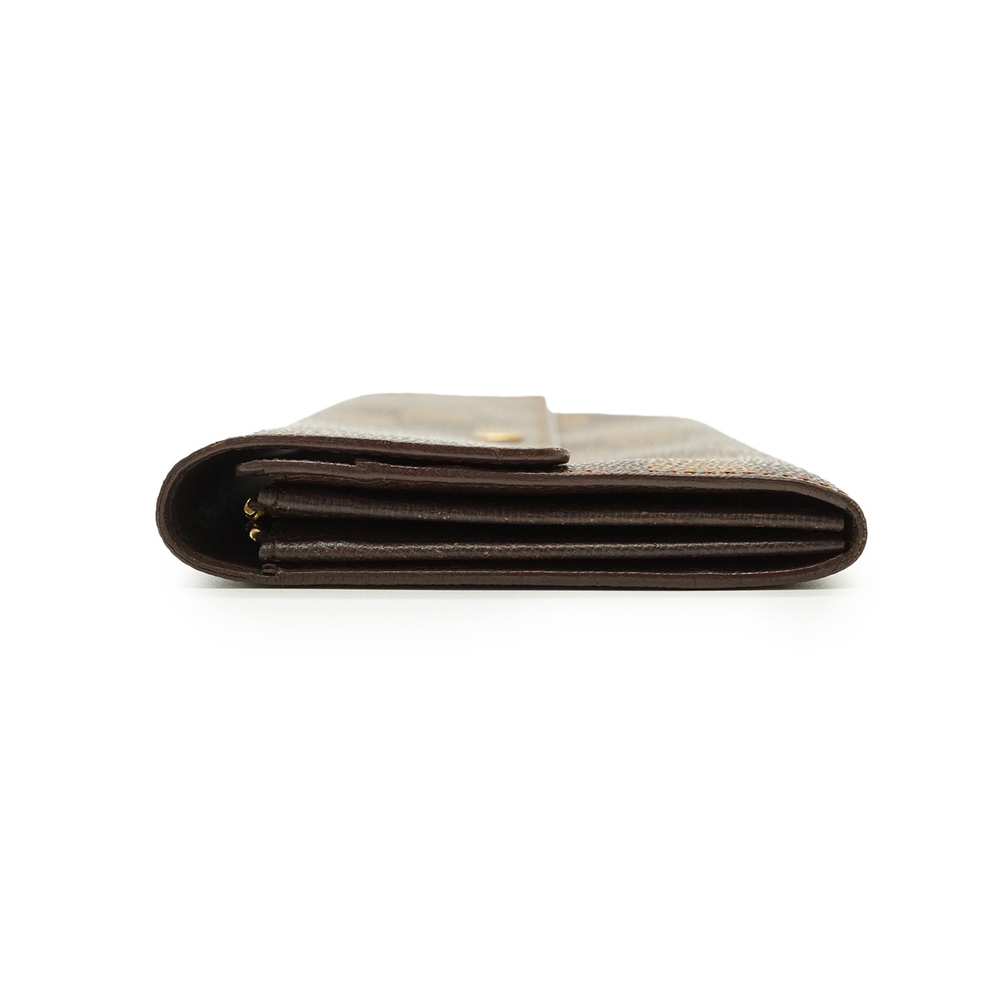 Damier Ebene Porte Monnaie Credit Long Wallet