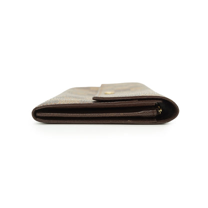Damier Ebene Porte Monnaie Credit Long Wallet