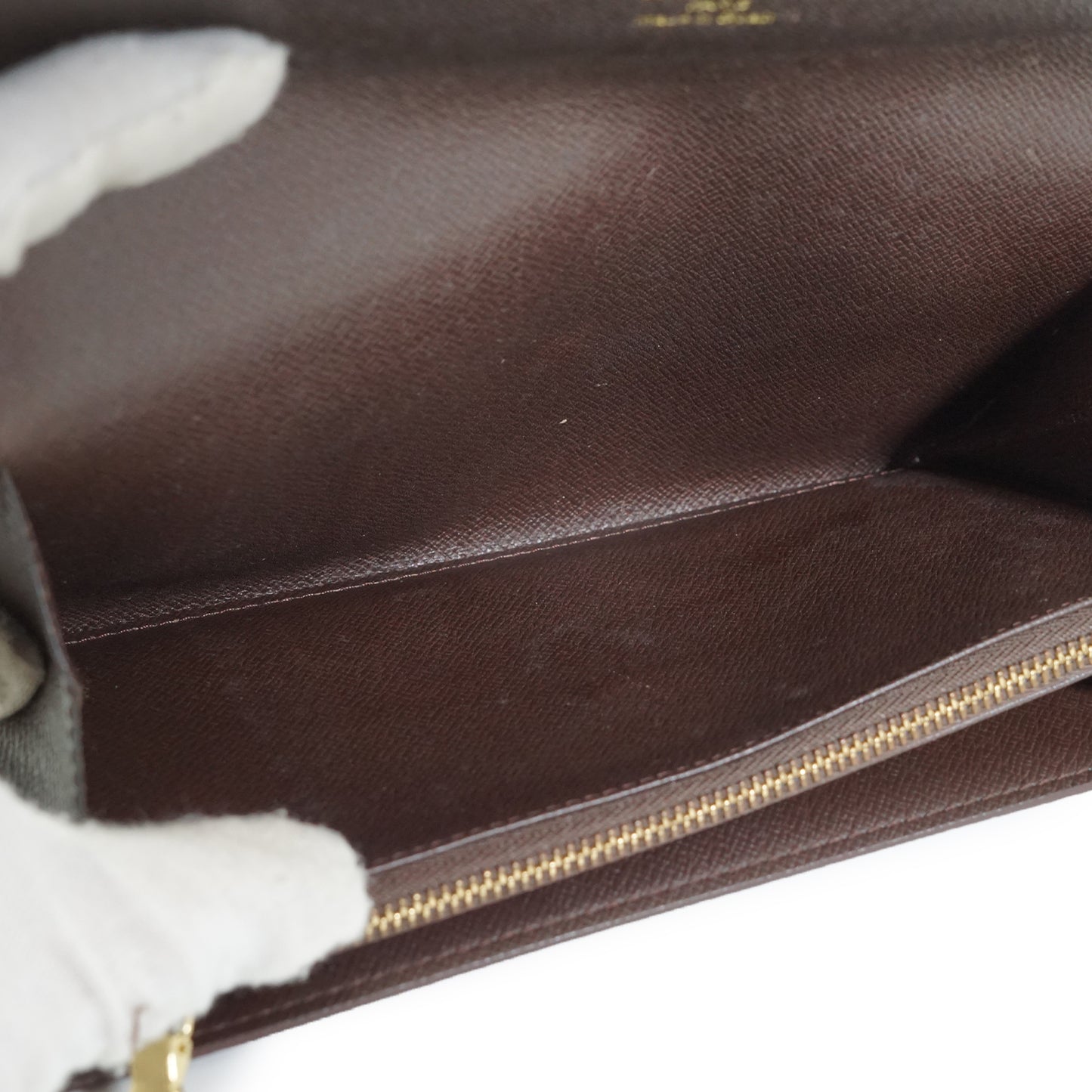 Damier Ebene Porte Monnaie Credit Long Wallet