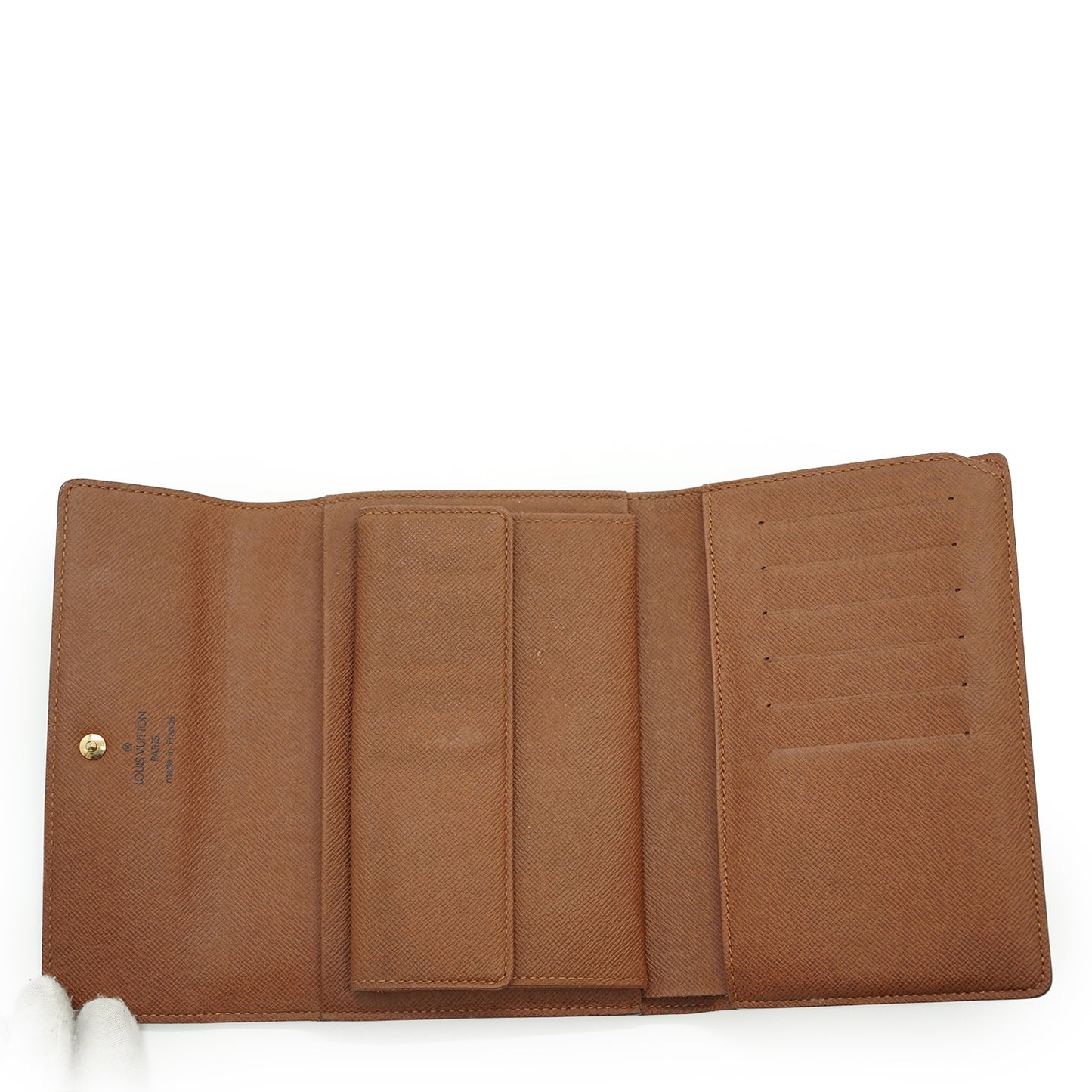 Monogram Porte Tresor Etui Chequier Trifold Wallet