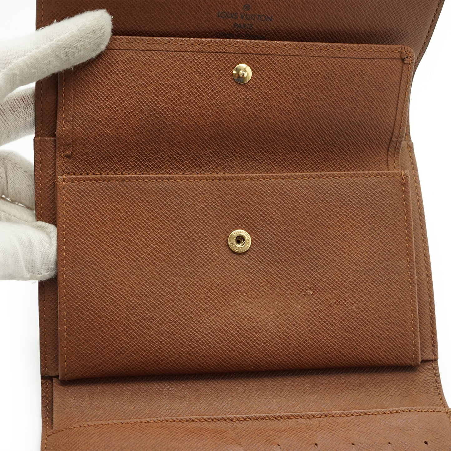 Monogram Porte Tresor Etui Chequier Trifold Wallet