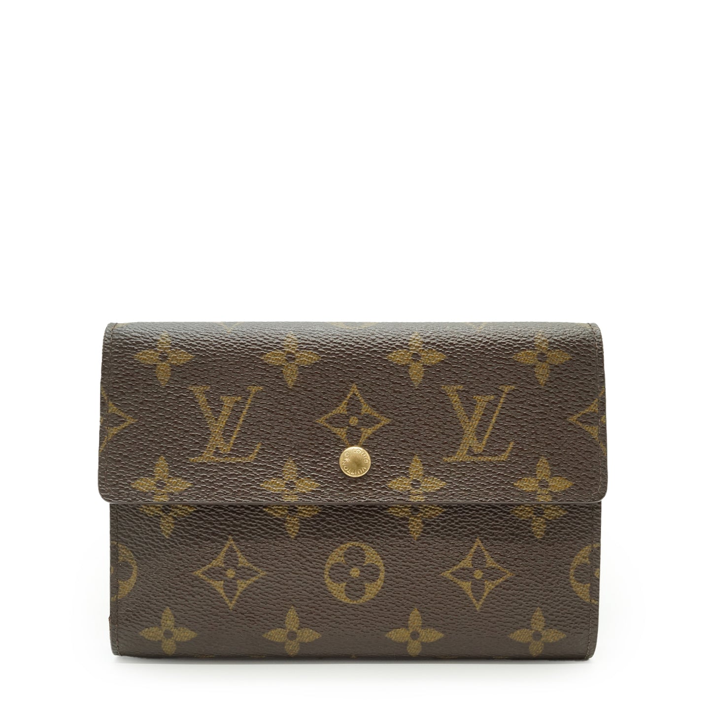 Monogram Porte Tresor Etui Chequier Trifold Wallet