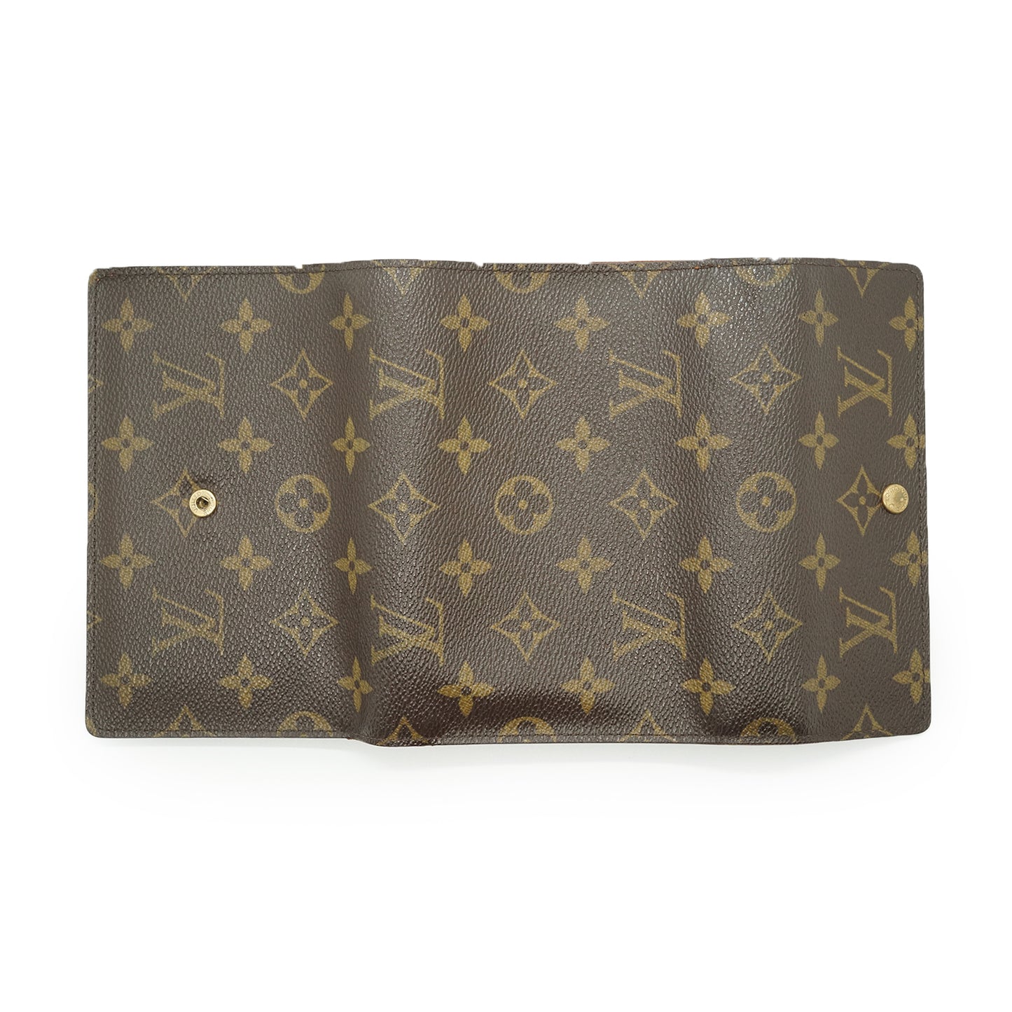 Monogram Porte Tresor Etui Chequier Trifold Wallet