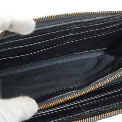 Le City Arena Lambskin Zip Around Long Wallet