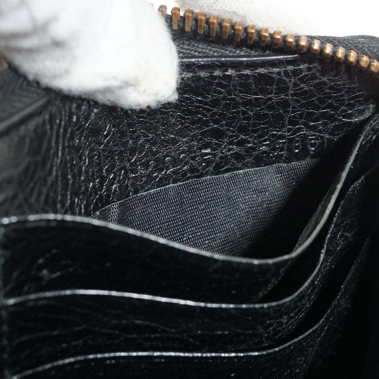 Le City Arena Lambskin Zip Around Long Wallet