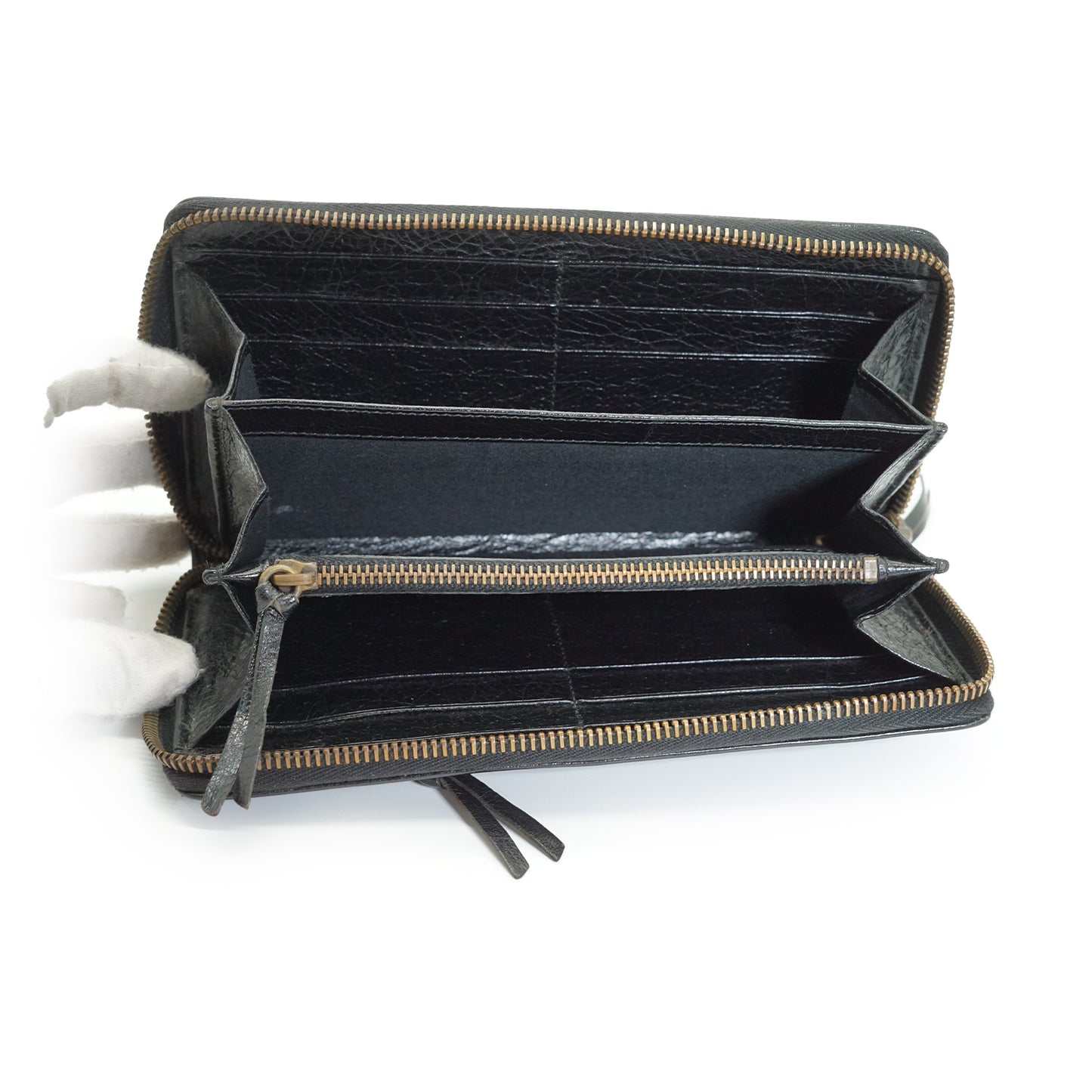 Le City Arena Lambskin Zip Around Long Wallet