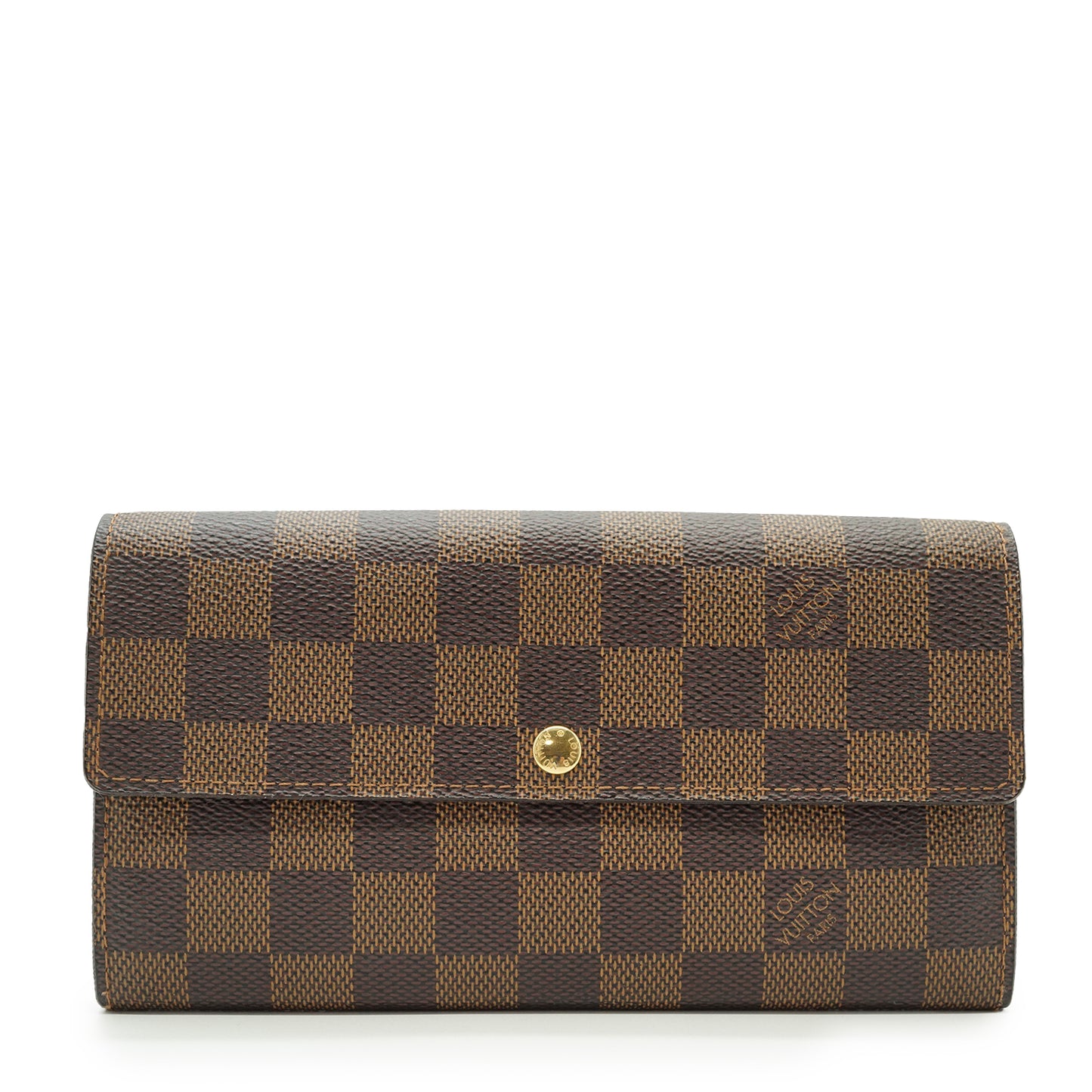 Damier Ebene Portefeuille Sarah Long Wallet