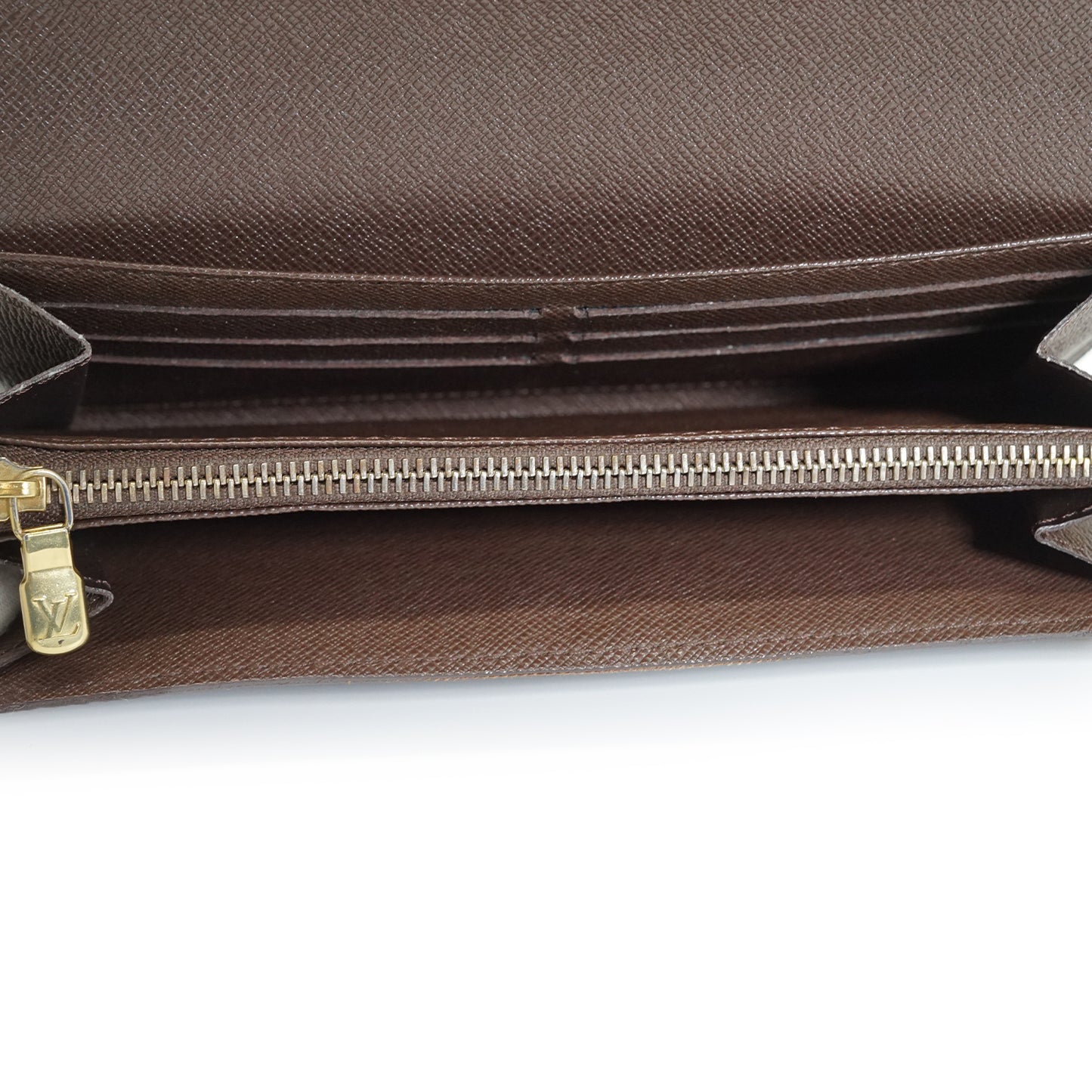 Damier Ebene Portefeuille Sarah Long Wallet
