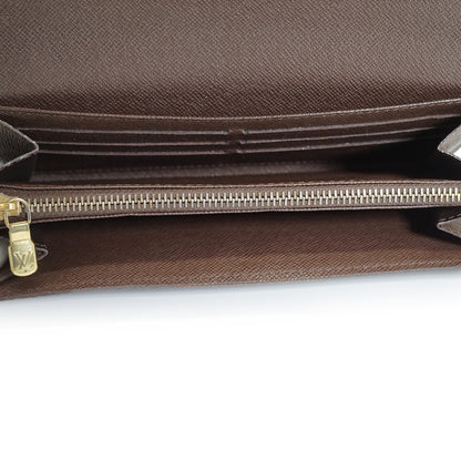 Damier Ebene Portefeuille Sarah Long Wallet