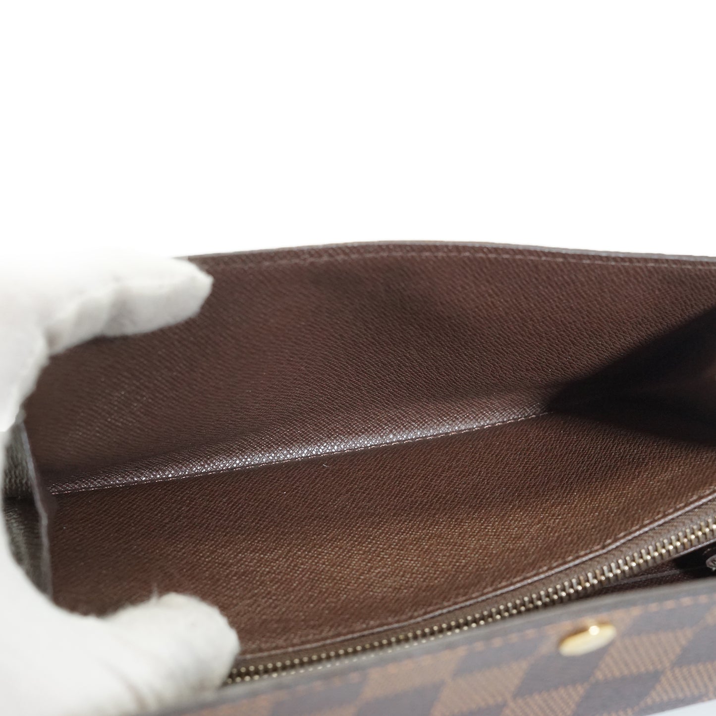 Damier Ebene Portefeuille Sarah Long Wallet