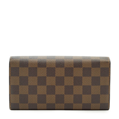 Damier Ebene Portefeuille Sarah Long Wallet