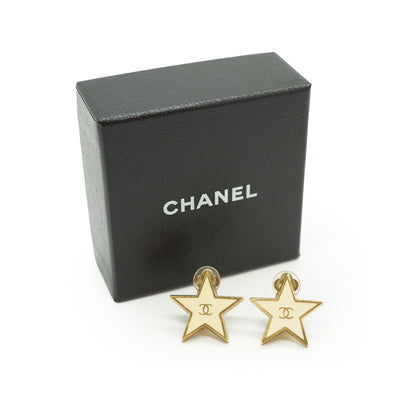 CC Logo Star Clip-On Earrings GP