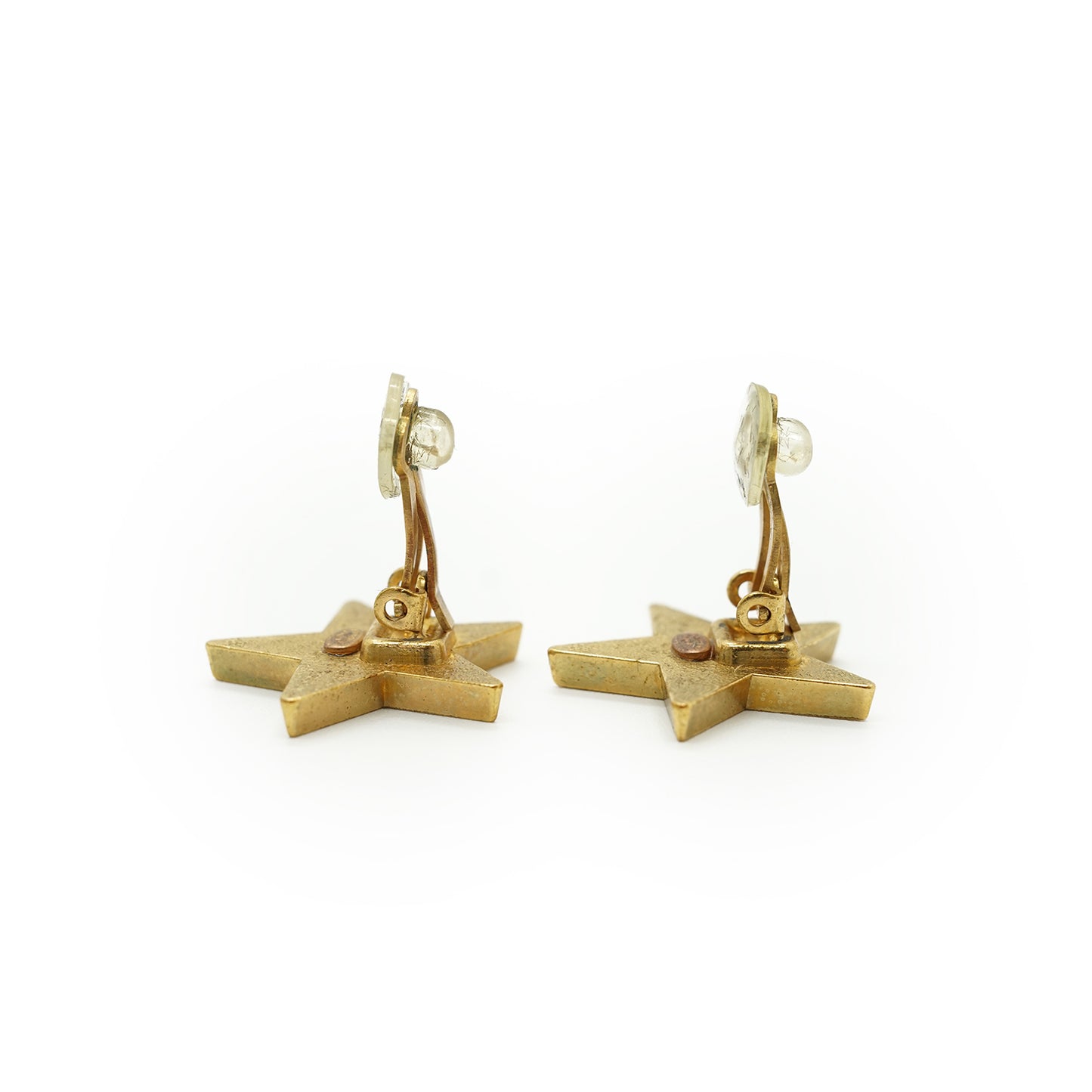 CC Logo Star Clip-On Earrings GP
