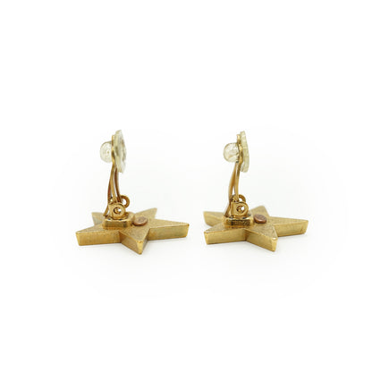 CC Logo Star Clip-On Earrings GP