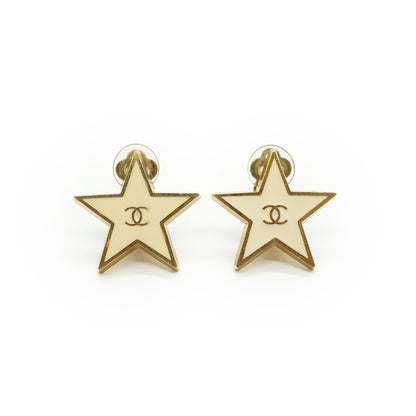 CC Logo Star Clip-On Earrings GP