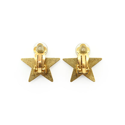 CC Logo Star Clip-On Earrings GP